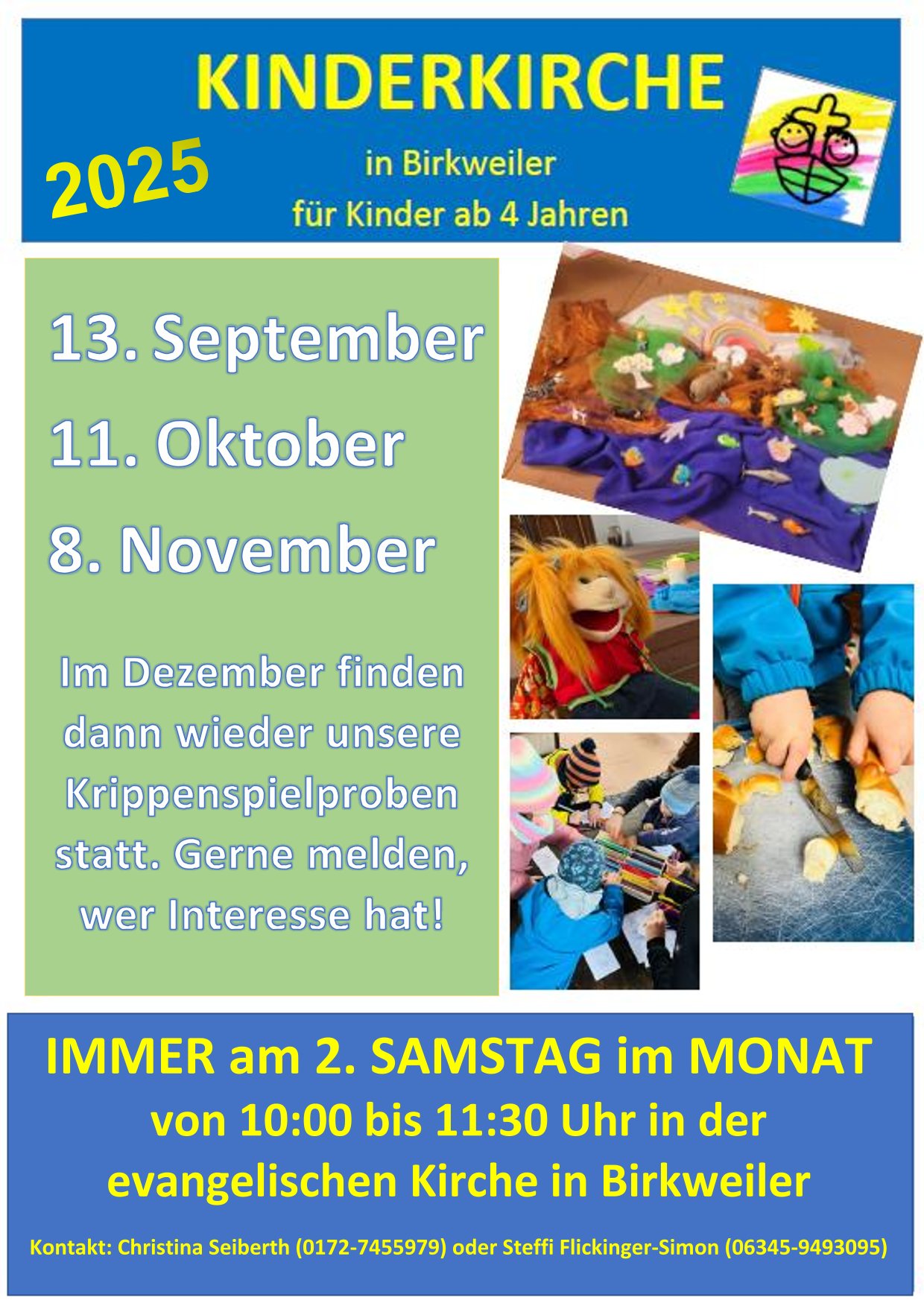 Kiki Birkweiler 2025 2. Hj. mit Hinweis Krippenspielprobe 1