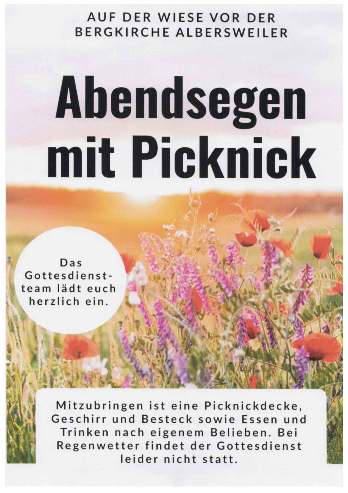 Abendsegen Picknick 20.06.2026 1