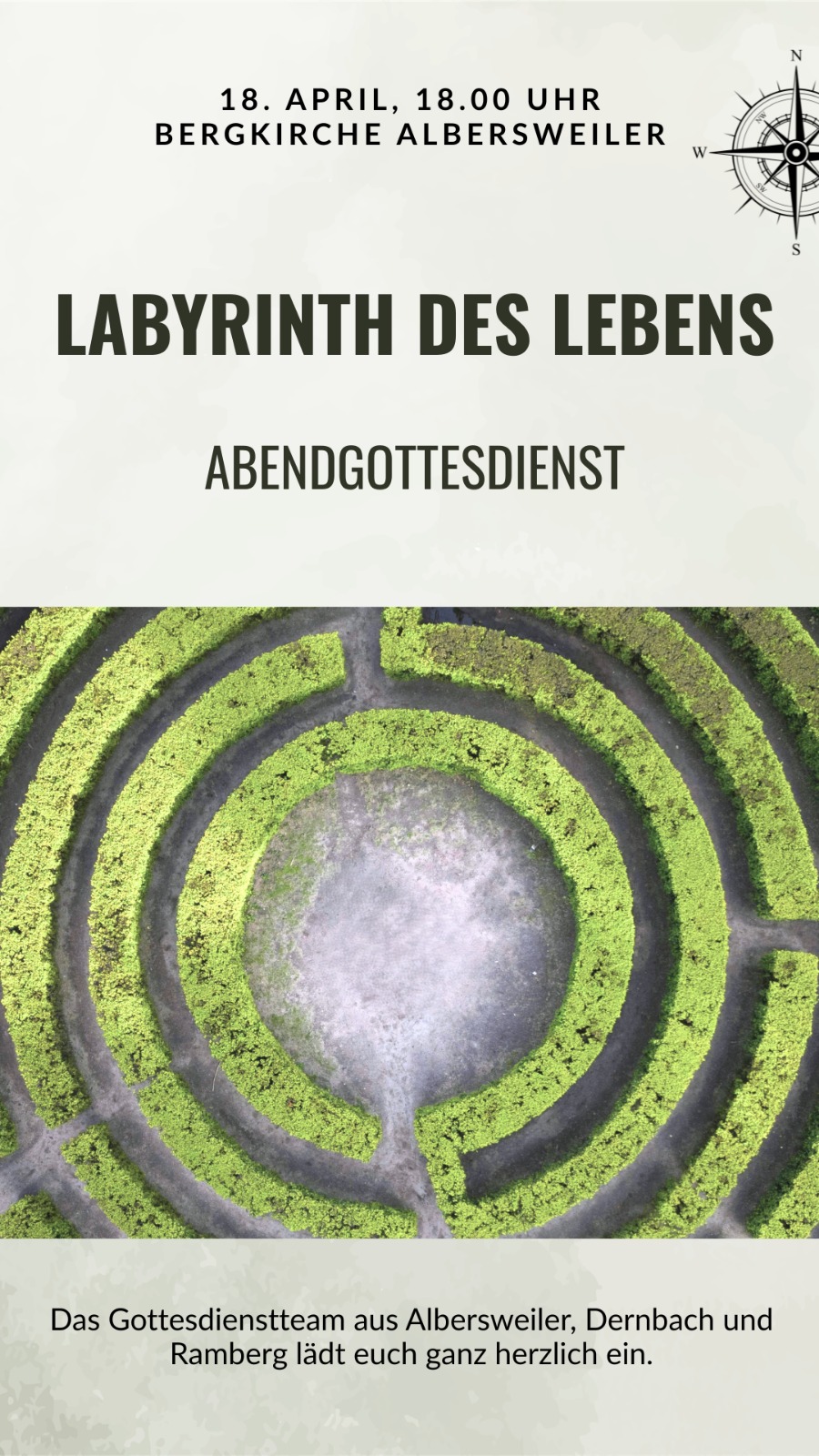 Werbung Labyrinth