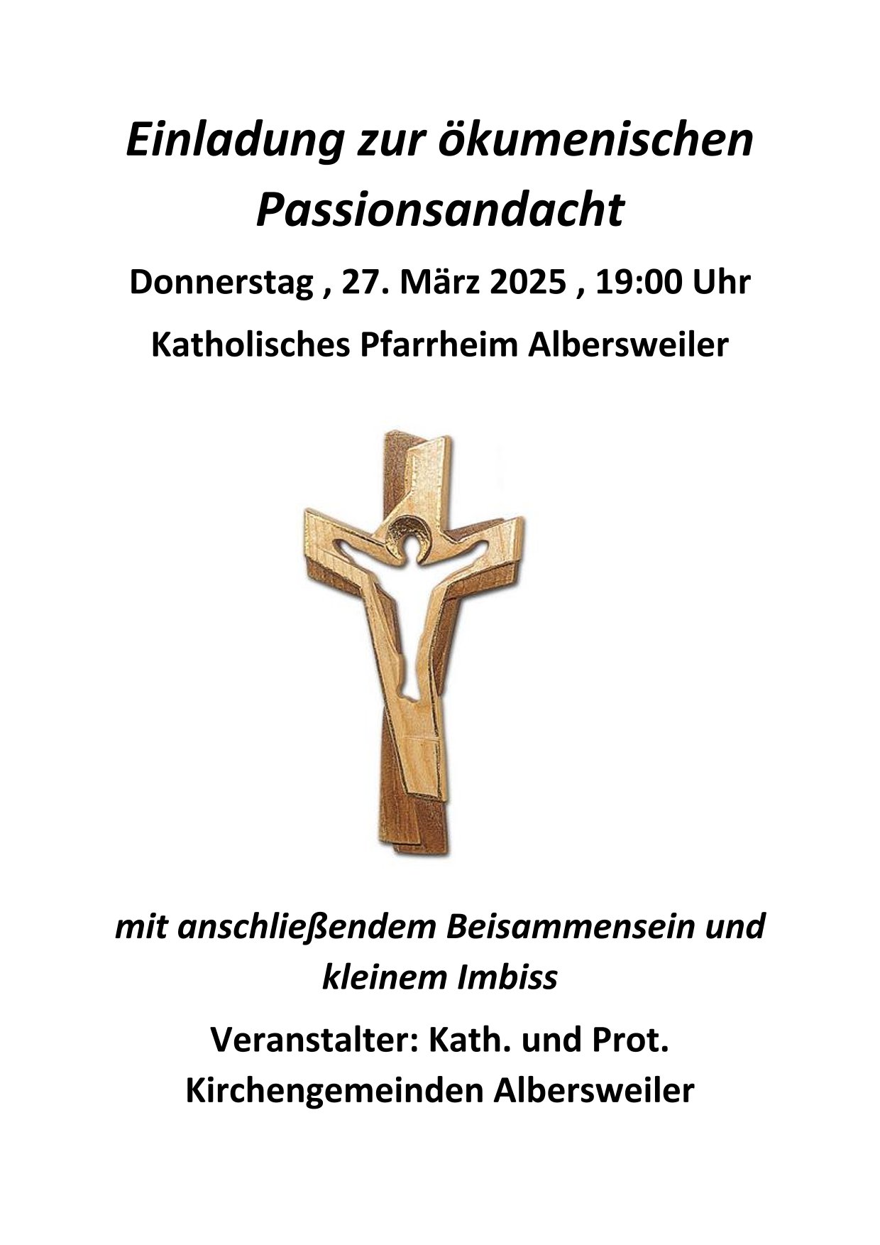 Einladung zur ökumenischen Passionsandacht Albersweiler Kopie 1