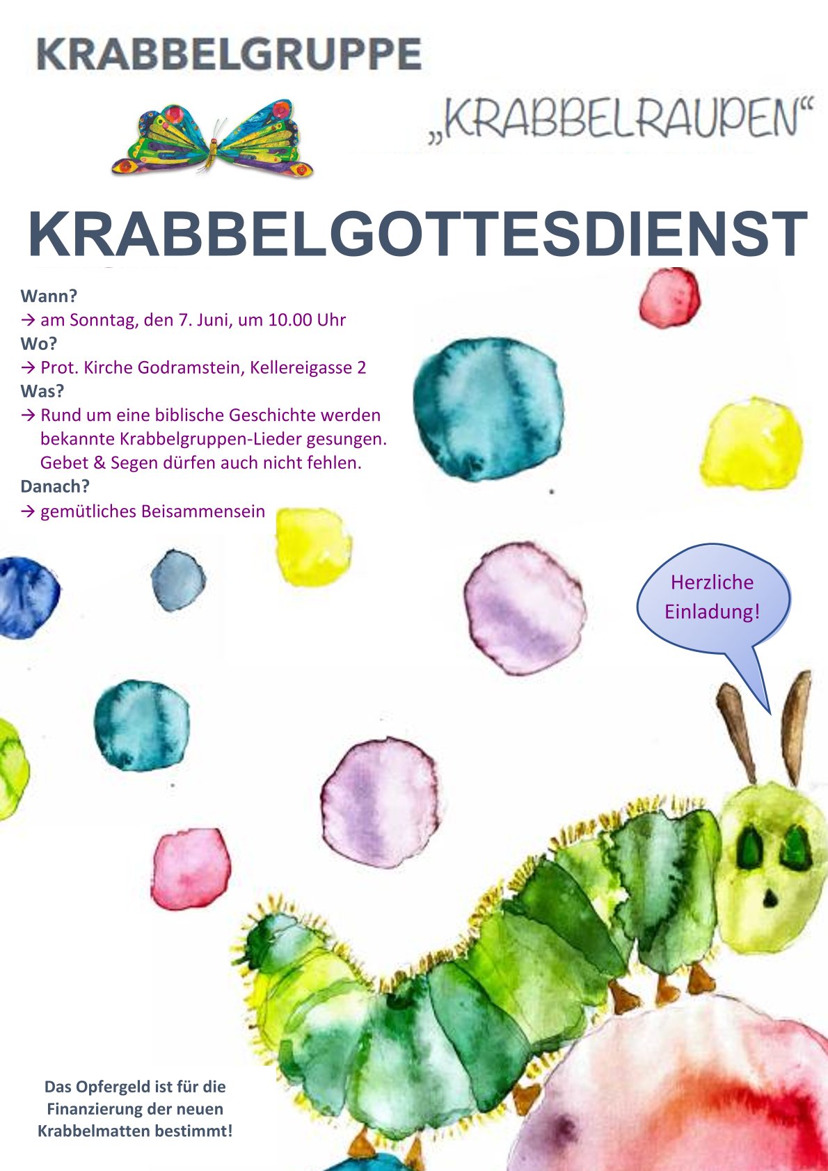 Krabbelgottesdienst Plakat 1