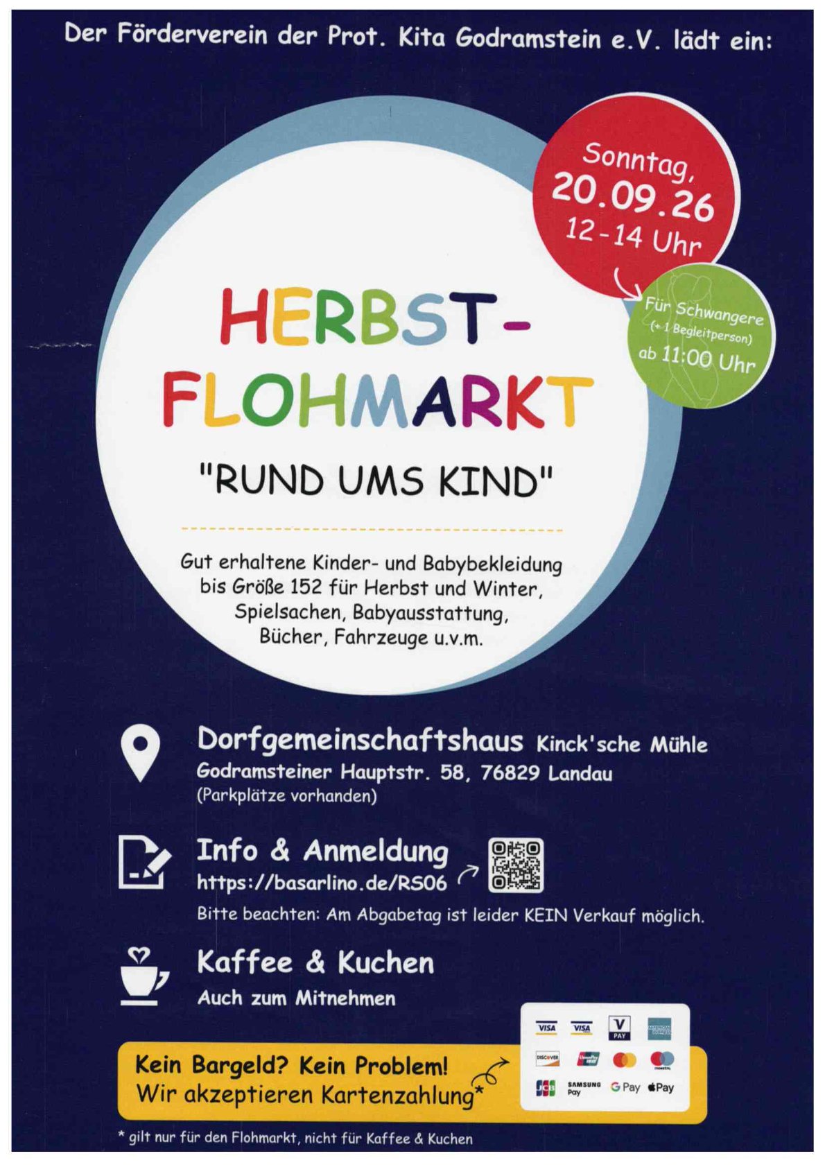 Plakat Herbstflohmarkt Kita Godramstein 1