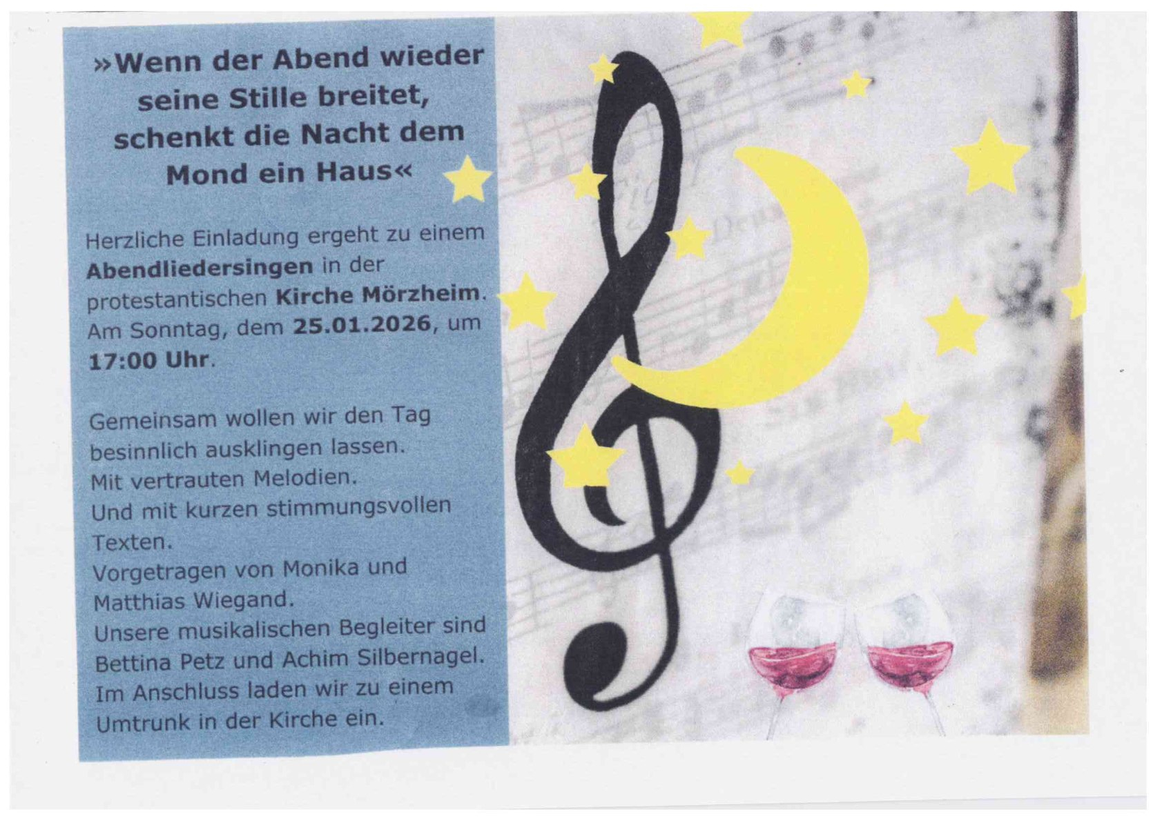 Abendliedersingen 25.01.2026 1