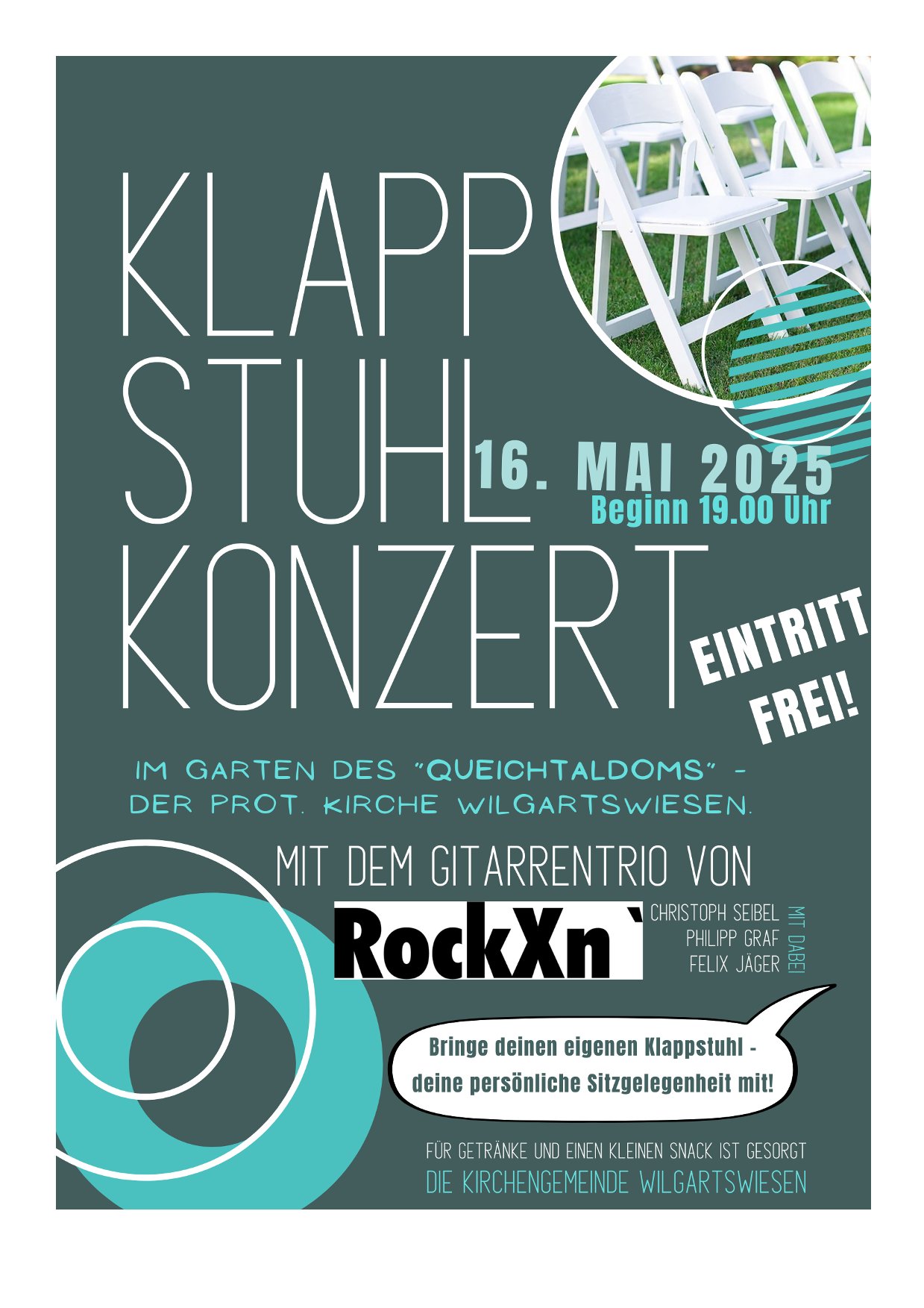 Anzeige Klappstuhlkonzert 1