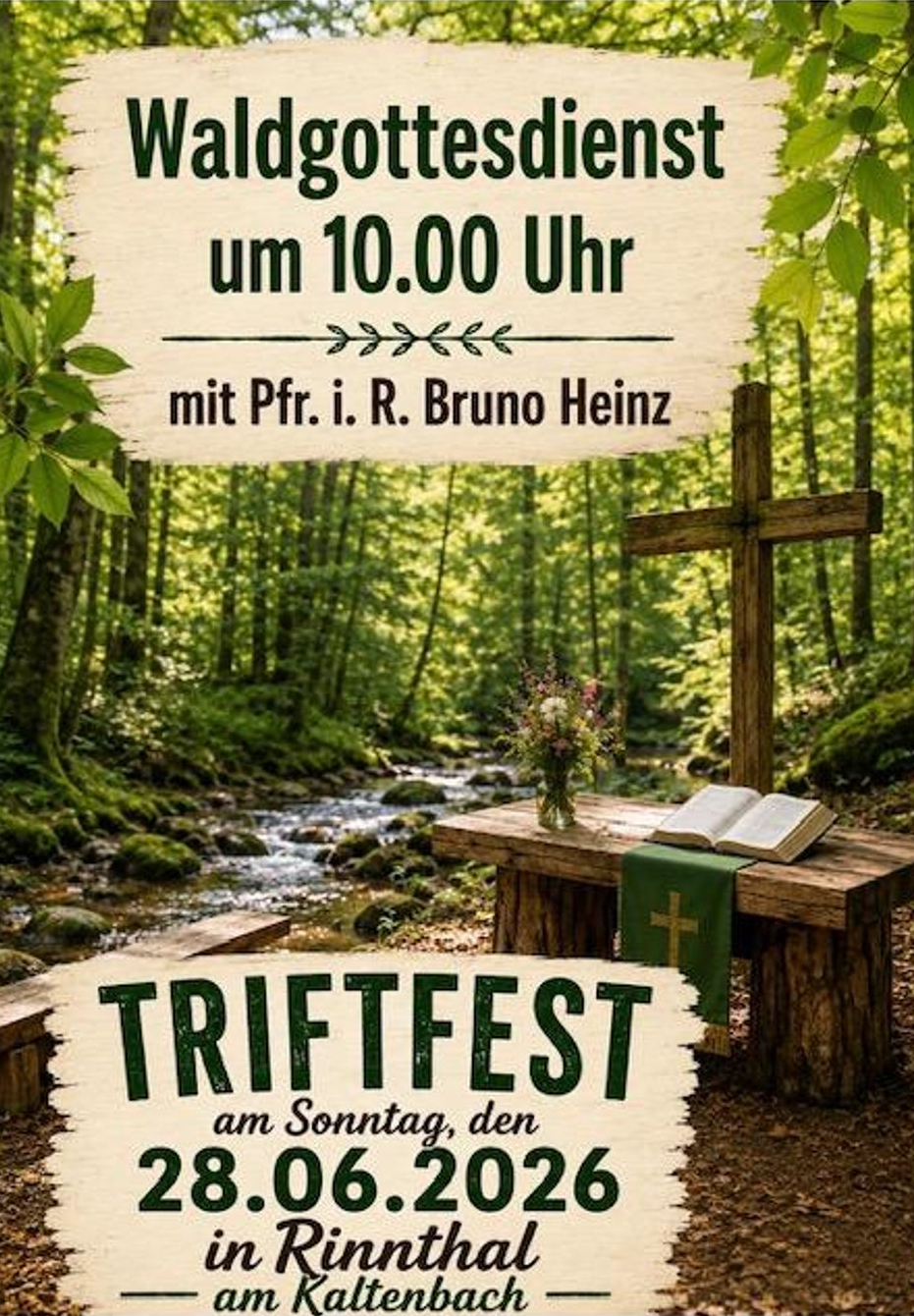 WAldgottesdienst Rinnthal 1